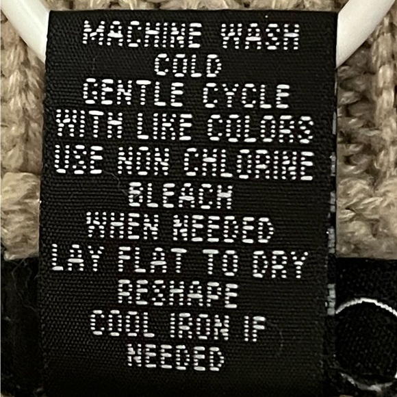 deb Beige/Tan Sweater with Short Sleeves and Versatile Collar in Size 2X - Picture 15 of 15